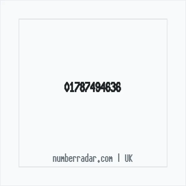 Reverse number check for +44 1787 494636 — who called me?