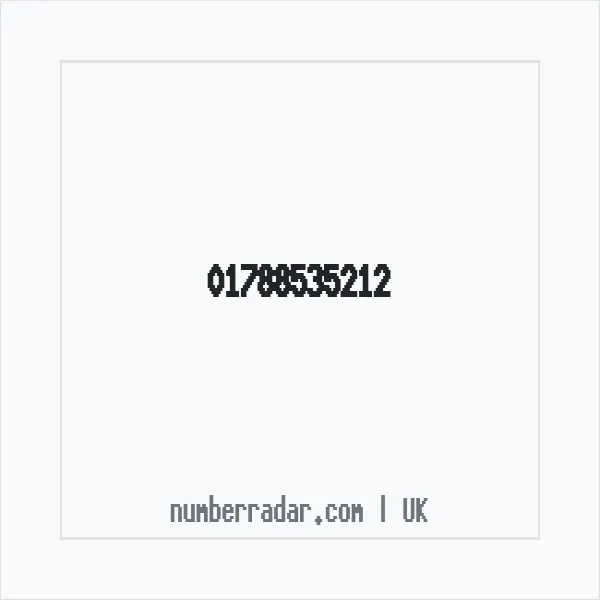 Reverse number check for +44 1788 535212 — who called me?