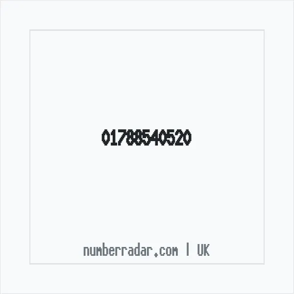 Reverse number check for +44 1788 540520 — who called me?