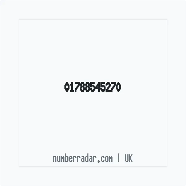 Reverse number check for +44 1788 545270 — who called me?