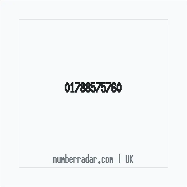 Reverse number check for +44 1788 575760 — who called me?