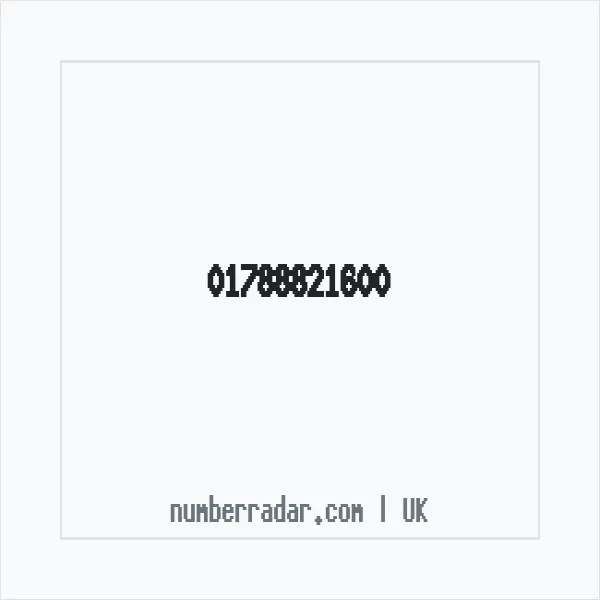 Reverse number check for +44 1788 821600 — who called me?
