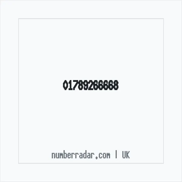 Reverse number check for +44 1789 266668 — who called me?