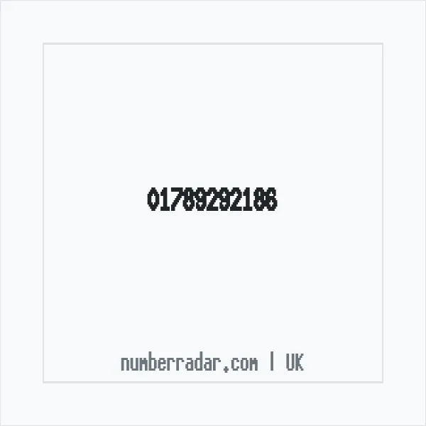 Reverse number check for +44 1789 292186 — who called me?