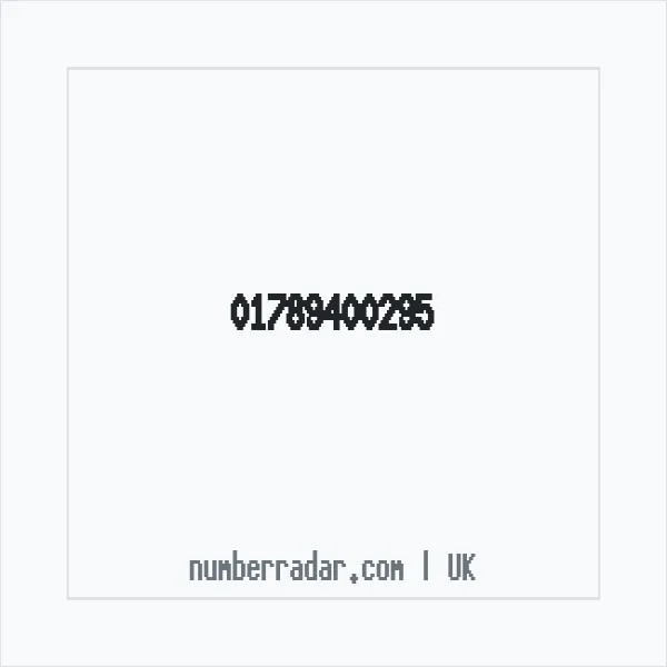 Reverse number check for +44 1789 400295 — who called me?