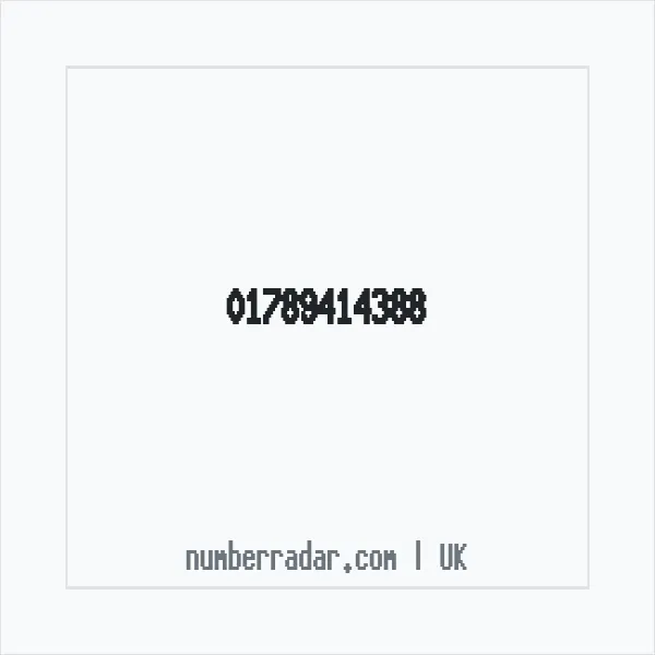 Reverse number check for +44 1789 414388 — who called me?