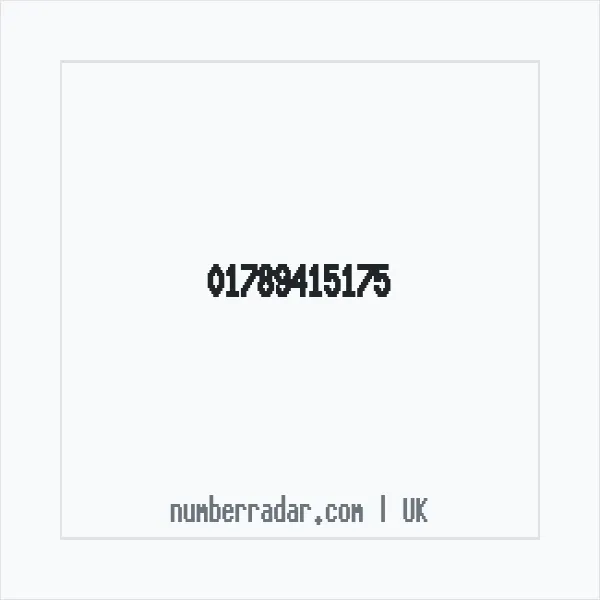 Reverse number check for +44 1789 415175 — who called me?