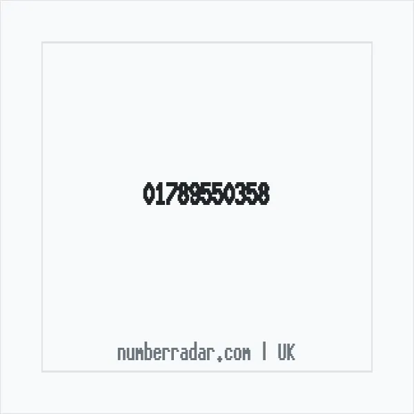 Reverse number check for +44 1789 550358 — who called me?