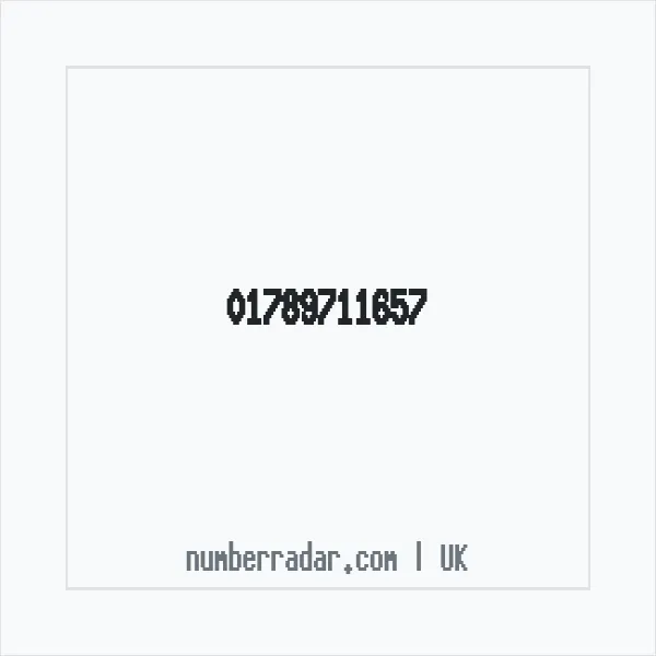 Reverse number check for +44 1789 711657 — who called me?