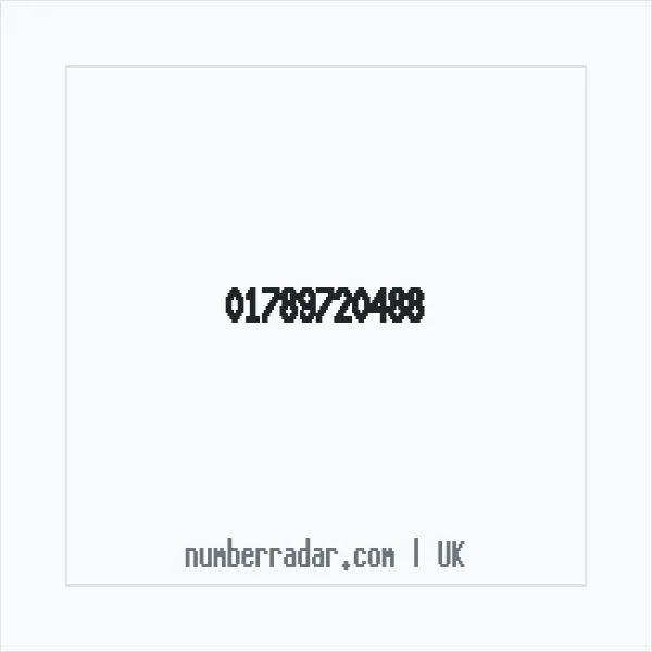 Reverse number check for +44 1789 720488 — who called me?