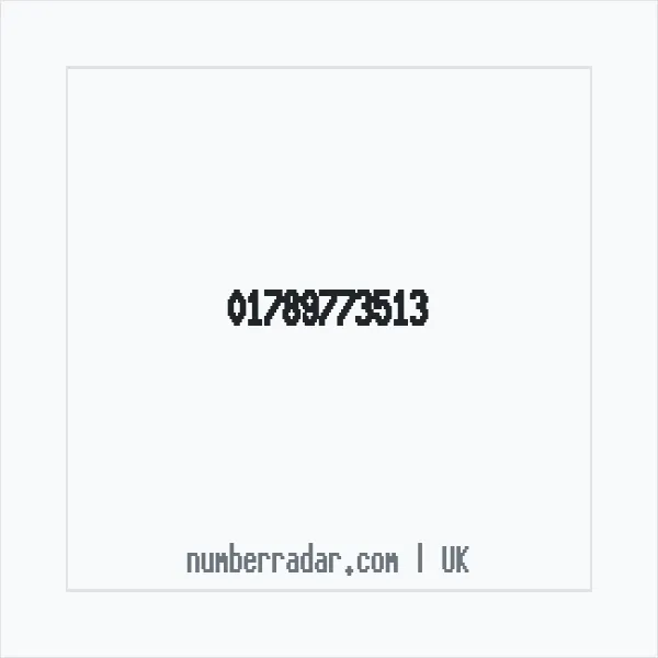 Reverse number check for +44 1789 773513 — who called me?