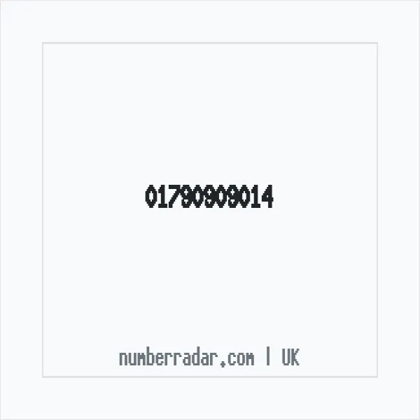 Reverse number check for +44 1790 909014 — who called me?