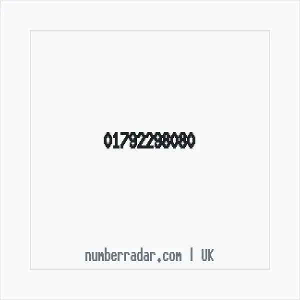 Reverse number check for +44 1792 298080 — who called me?