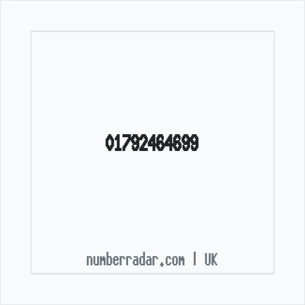 Reverse number check for +44 1792 464699 — who called me?