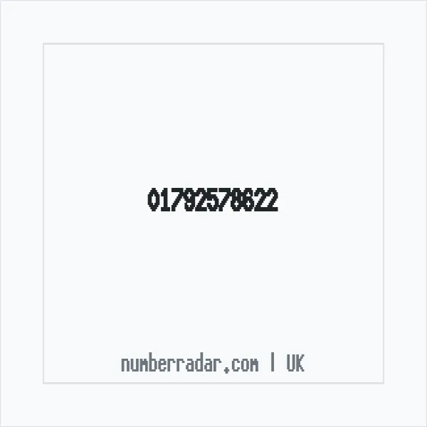 Reverse number check for +44 1792 578622 — who called me?