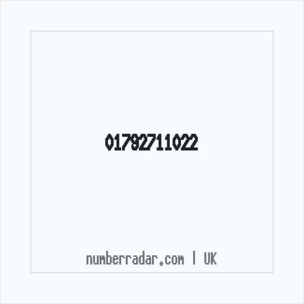 Reverse number check for +44 1792 711022 — who called me?