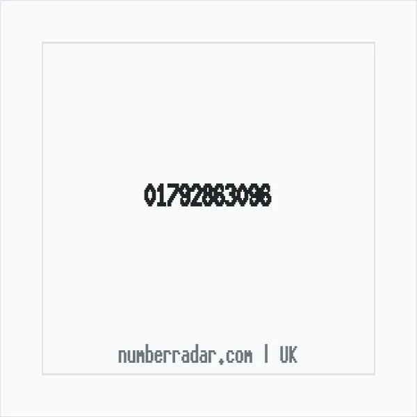 Reverse number check for +44 1792 863096 — who called me?