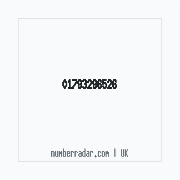 Reverse number check for +44 1793 296526 — who called me?