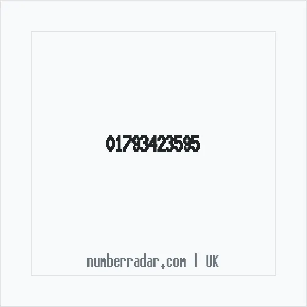 Reverse number check for +44 1793 423595 — who called me?