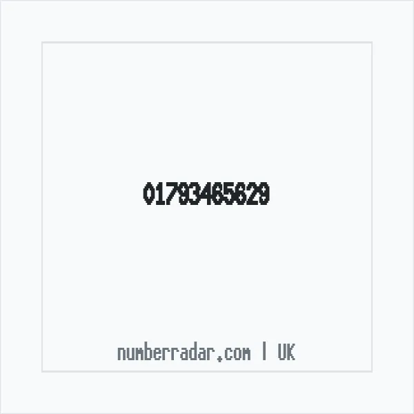 Reverse number check for +44 1793 465629 — who called me?