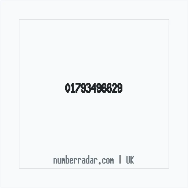 Reverse number check for +44 1793 496629 — who called me?