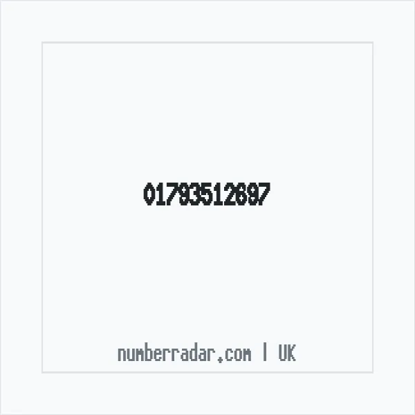 Reverse number check for +44 1793 512697 — who called me?