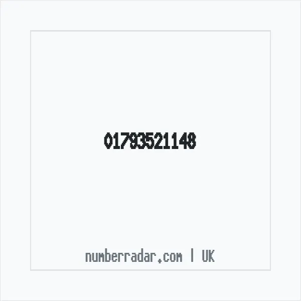 Reverse number check for +44 1793 521148 — who called me?