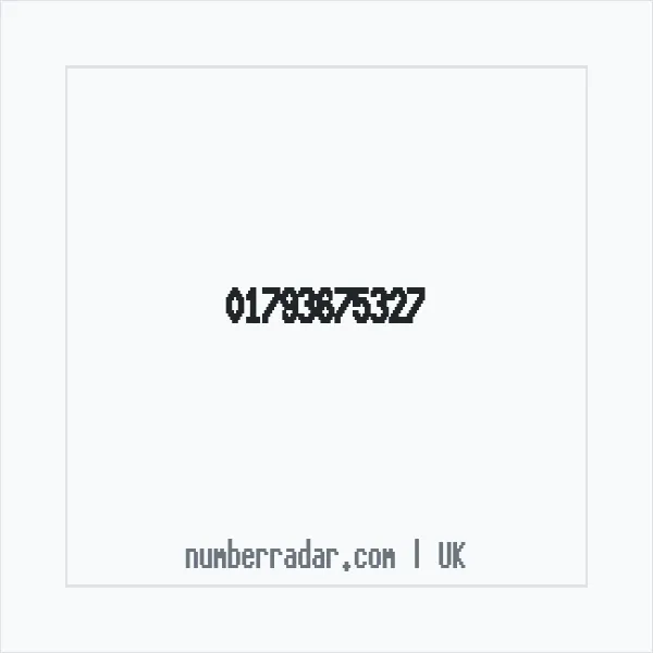 Reverse number check for +44 1793 675327 — who called me?