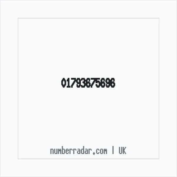 Reverse number check for +44 1793 675696 — who called me?