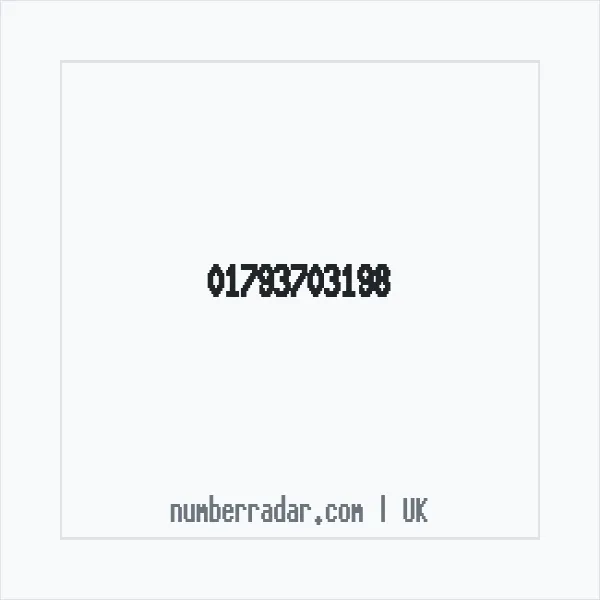 Reverse number check for +44 1793 703198 — who called me?