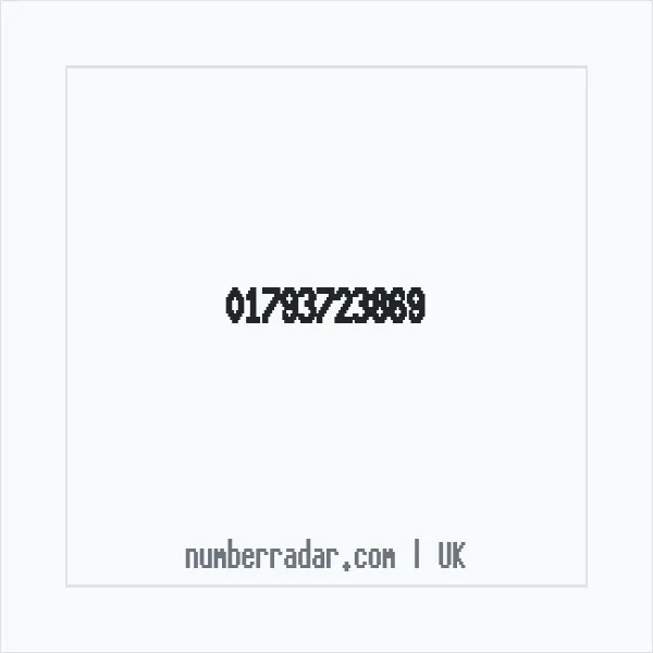Reverse number check for +44 1793 723869 — who called me?