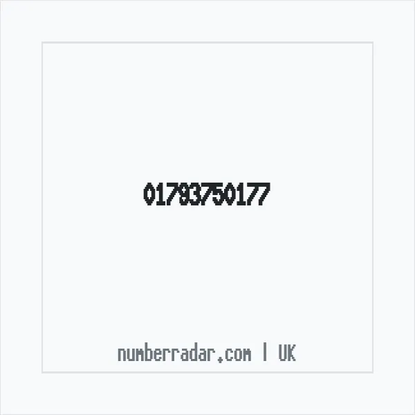 Reverse number check for +44 1793 750177 — who called me?