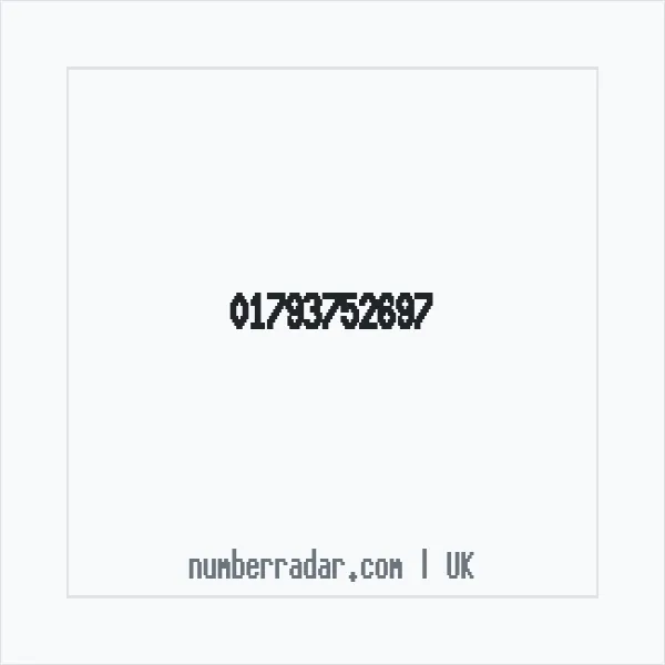 Reverse number check for +44 1793 752697 — who called me?