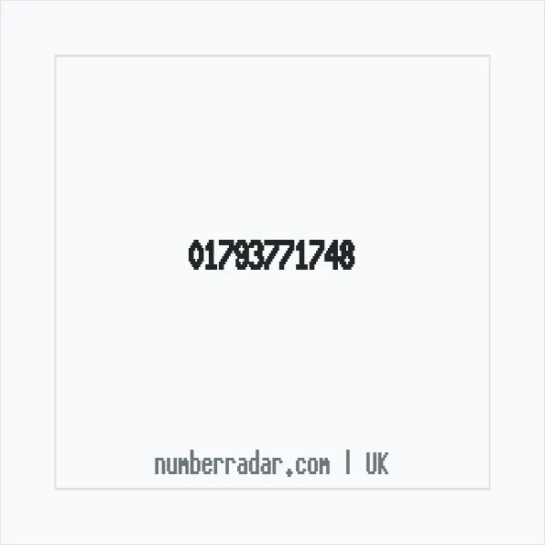 Reverse number check for +44 1793 771748 — who called me?