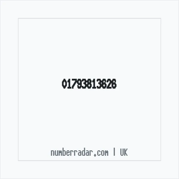 Reverse number check for +44 1793 813626 — who called me?