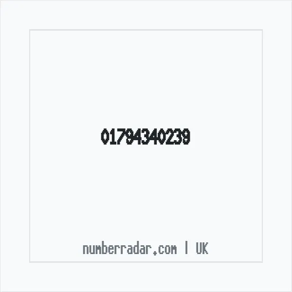 Reverse number check for +44 1794 340239 — who called me?