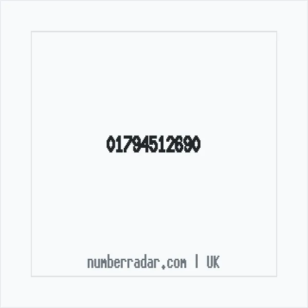 Reverse number check for +44 1794 512690 — who called me?