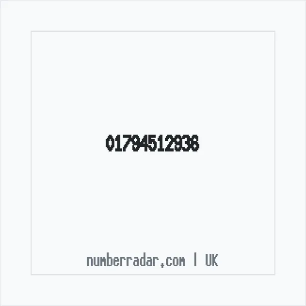 Reverse number check for +44 1794 512936 — who called me?