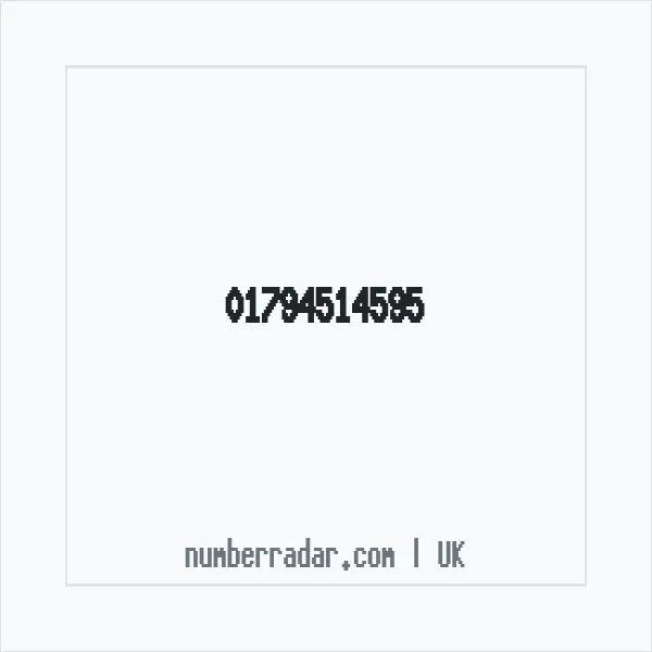 Reverse number check for +44 1794 514595 — who called me?