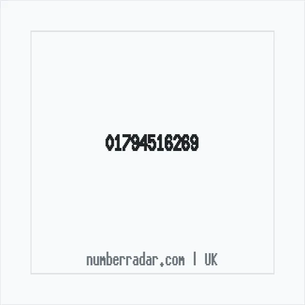 Reverse number check for +44 1794 516269 — who called me?