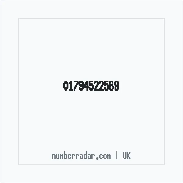 Reverse number check for +44 1794 522569 — who called me?