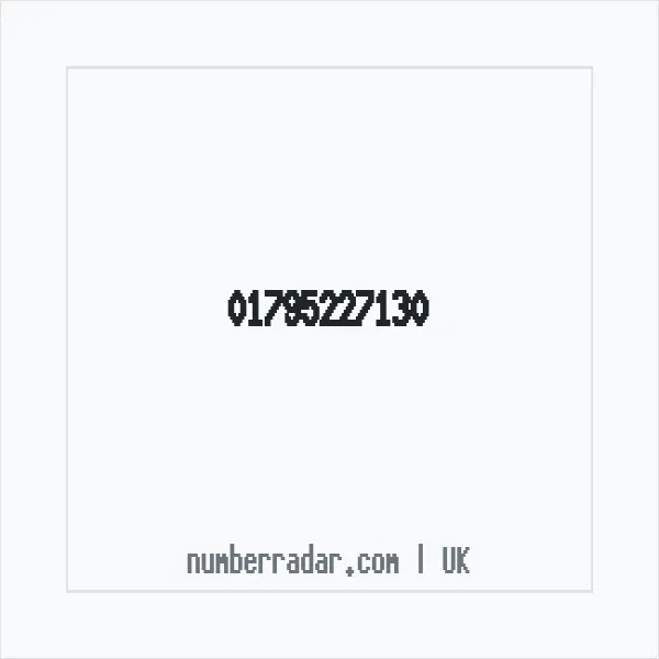 Reverse number check for +44 1795 227130 — who called me?