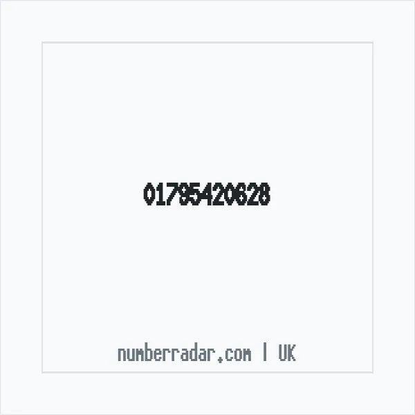 Reverse number check for +44 1795 420628 — who called me?