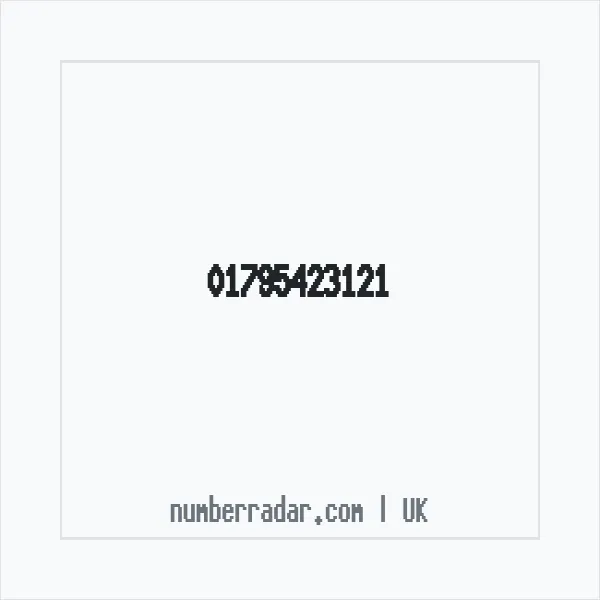 Reverse number check for +44 1795 423121 — who called me?