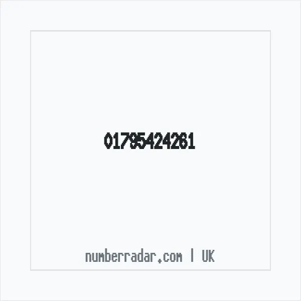 Reverse number check for +44 1795 424261 — who called me?