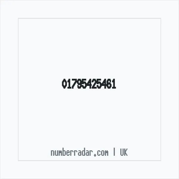 Reverse number check for +44 1795 425461 — who called me?
