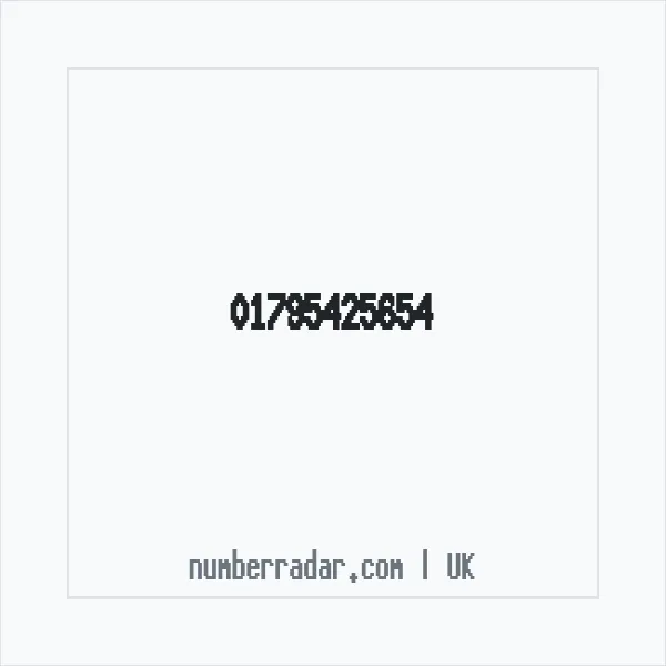 Reverse number check for +44 1795 425654 — who called me?