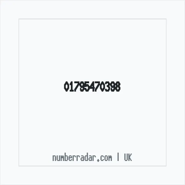 Reverse number check for +44 1795 470398 — who called me?