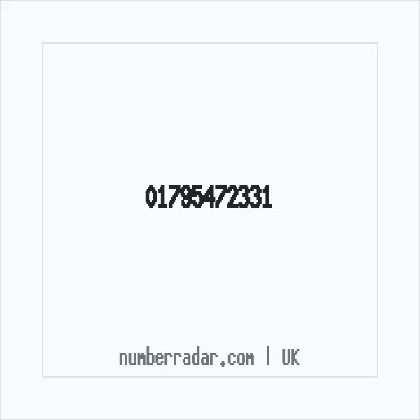 Reverse number check for +44 1795 472331 — who called me?