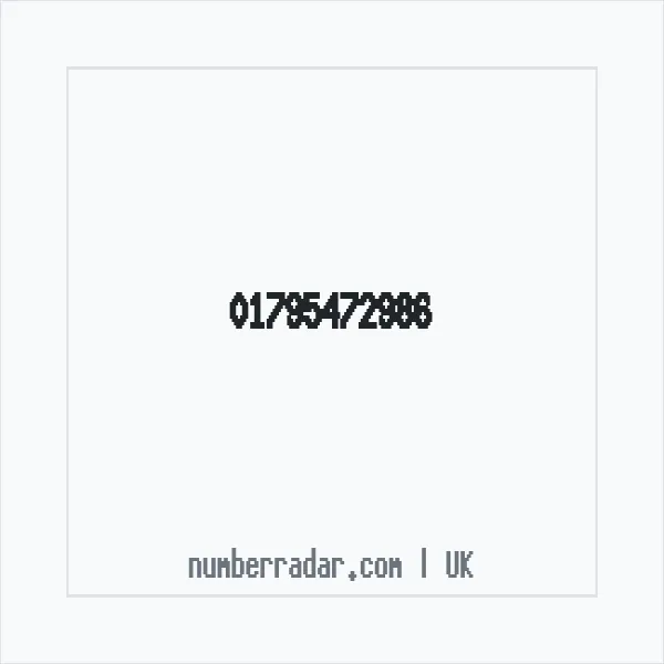 Reverse number check for +44 1795 472986 — who called me?